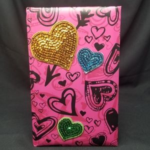 TEEN NIV THINLINE HOLY BIBLE - PINK WITH HEARTS